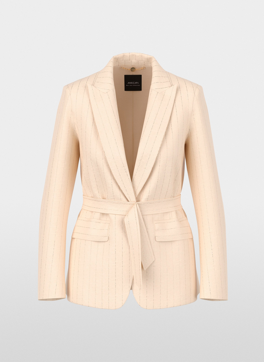 Сако с фино райе Marc Cain Collections