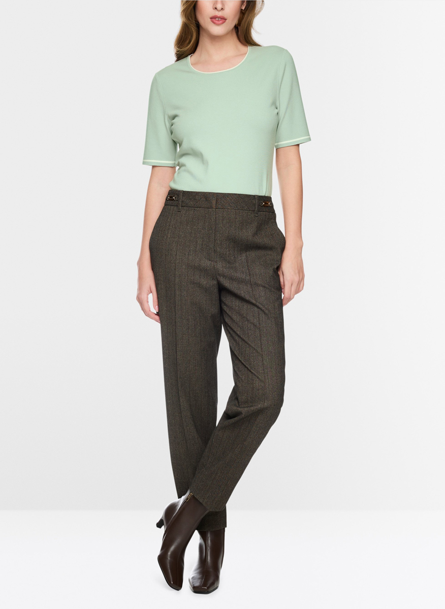 Фин пуловер с къс ръкав Marc Cain Collections