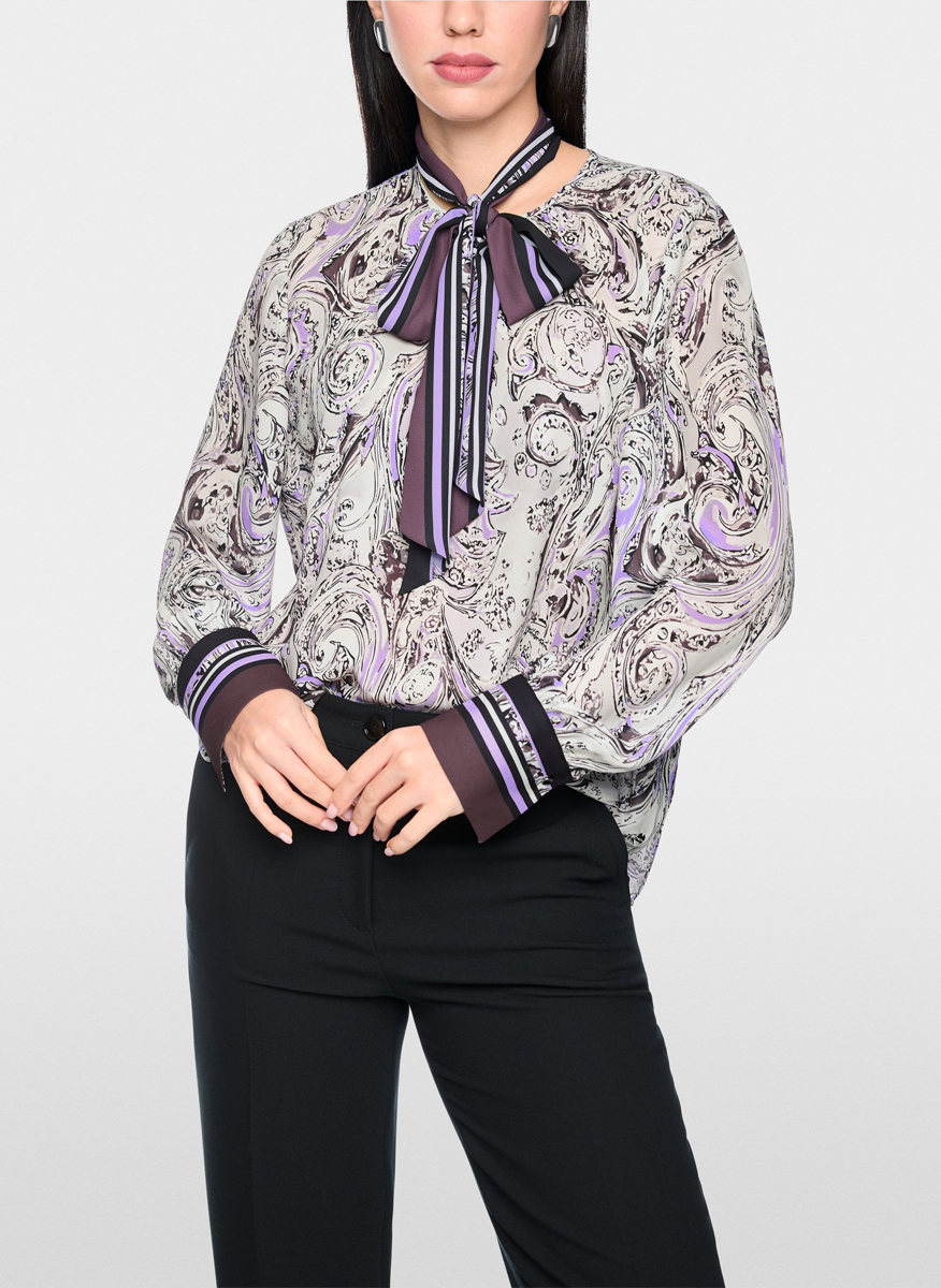 Marc Cain Collections blouse with bow detail
