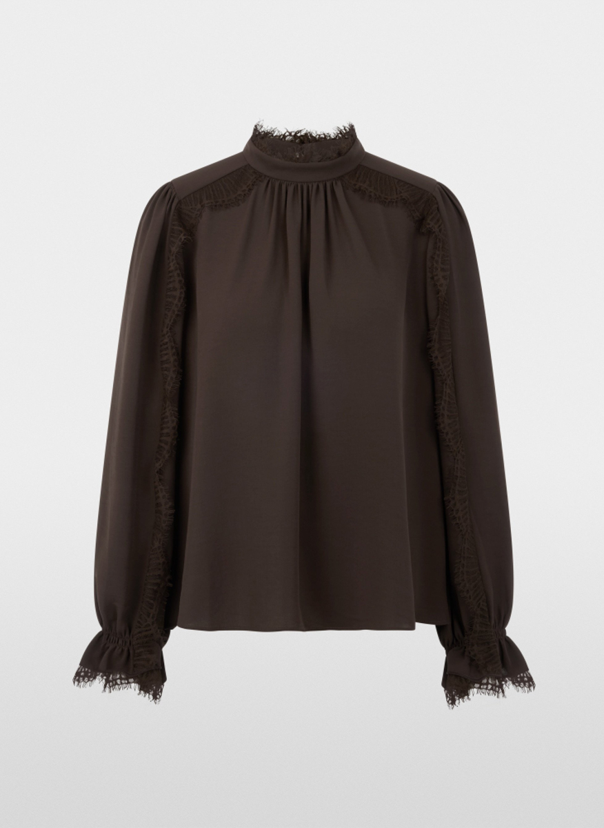Marc Cain Collections blouse with lace