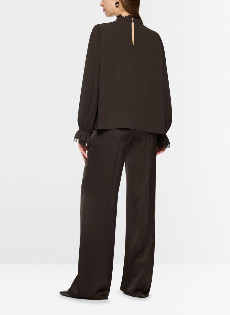 Marc Cain Collections blouse with lace