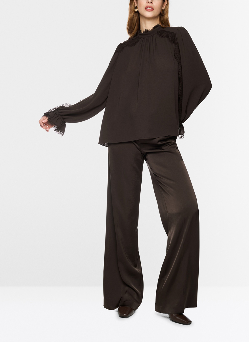 Marc Cain Collections blouse with lace