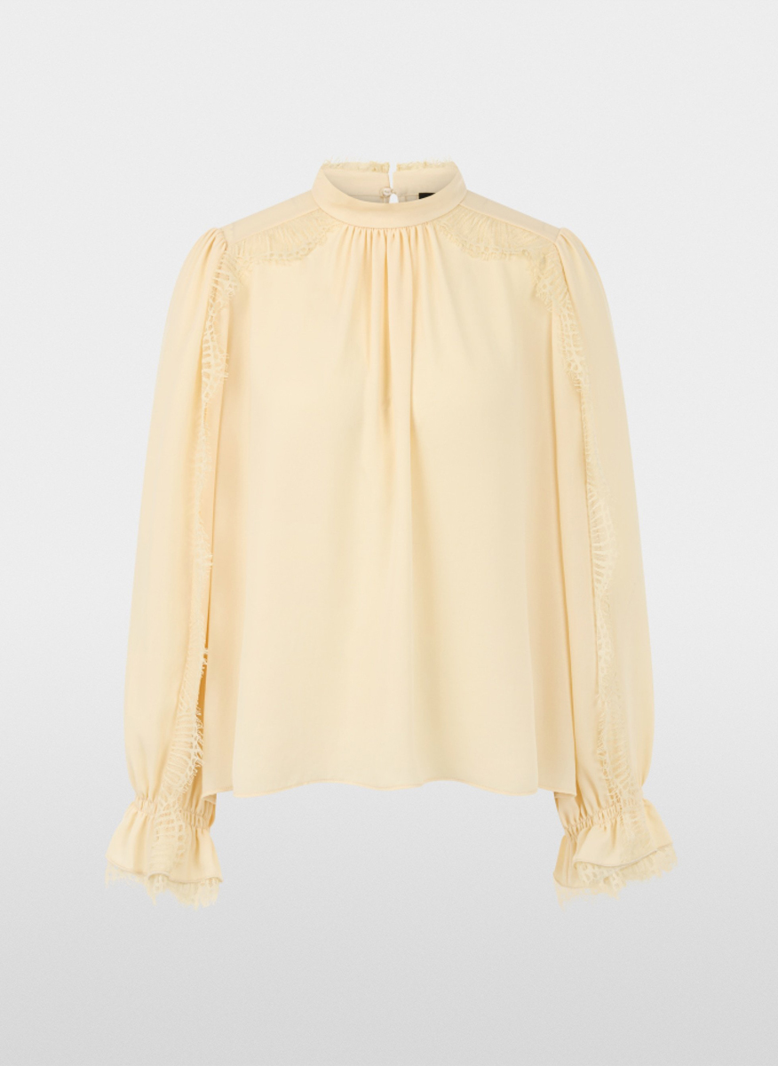 Marc Cain Collections blouse with lace