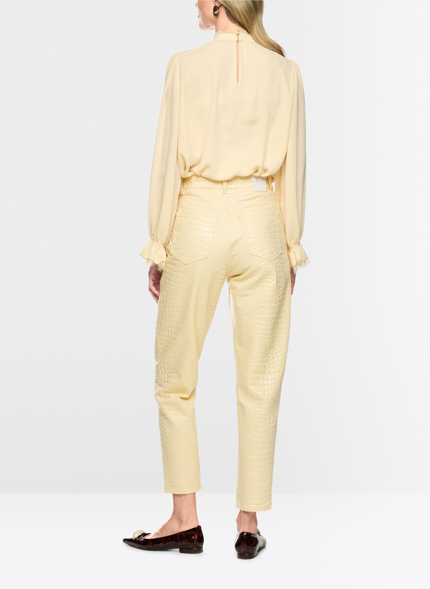 Marc Cain Collections blouse with lace