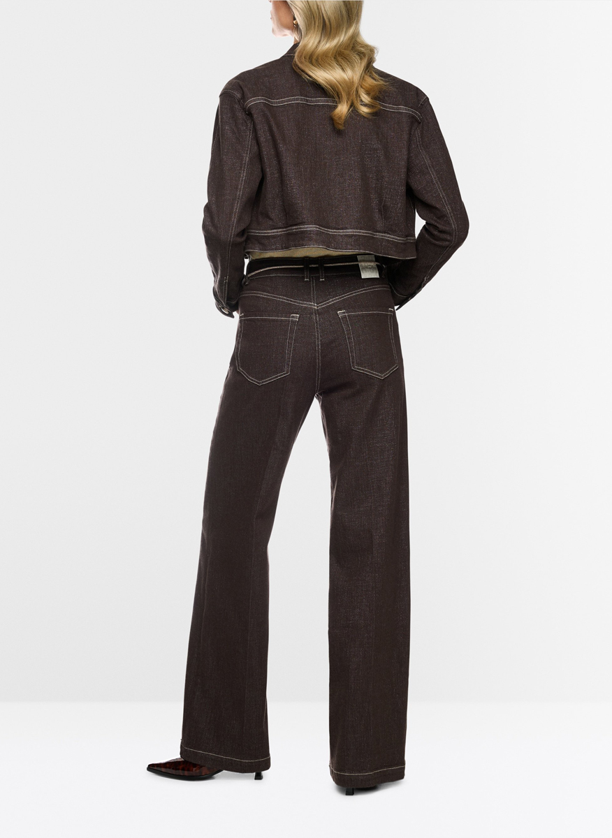 Marc Cain Collections 'Warri' denim trousers with cord