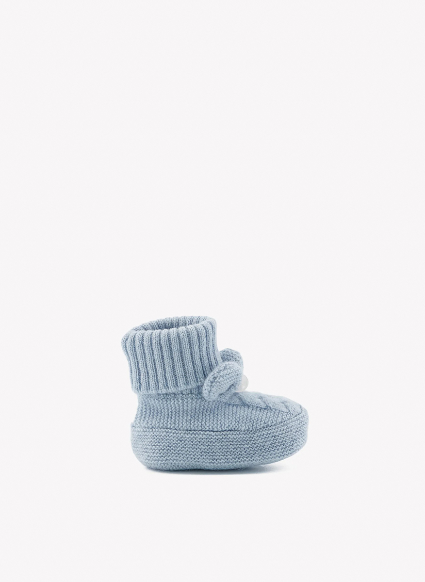 Tartine et Chocolat knitted baby booties