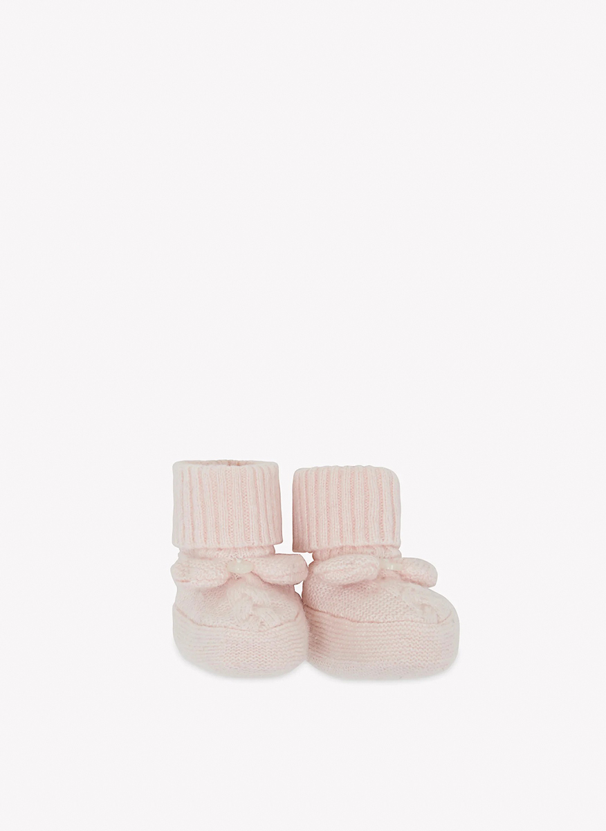 Tartine et Chocolat knitted baby booties