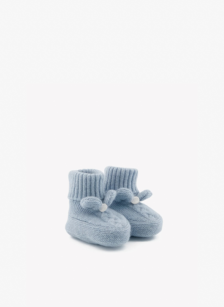 Tartine et Chocolat knitted baby booties