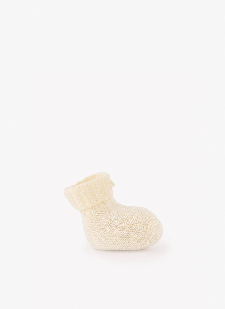 Tartine et Chocolat knitted baby booties