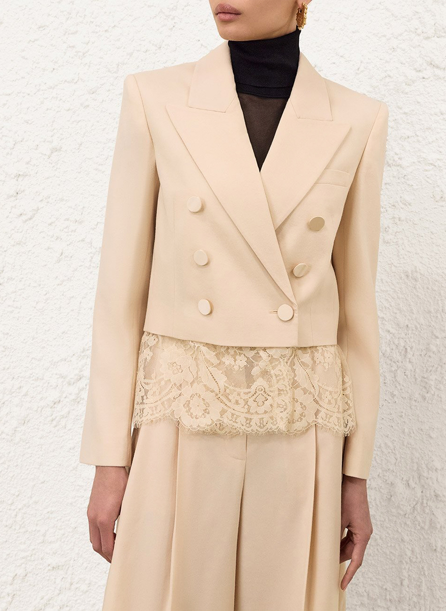 Zimmermann 'Valiant' cropped blazer