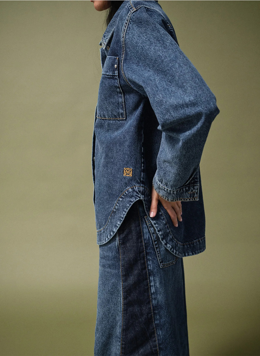 Mos Mosh HEcho Tales denim shirt