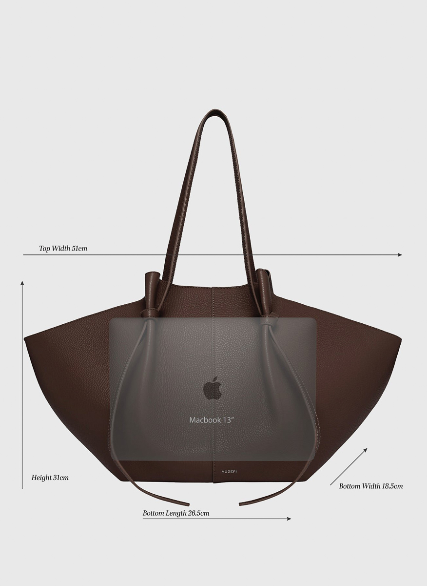 Yuzefi 'Large Mochi' suede bag