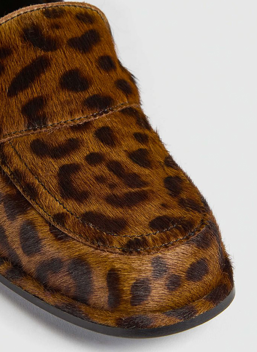Liviana Conti animal-print loafers