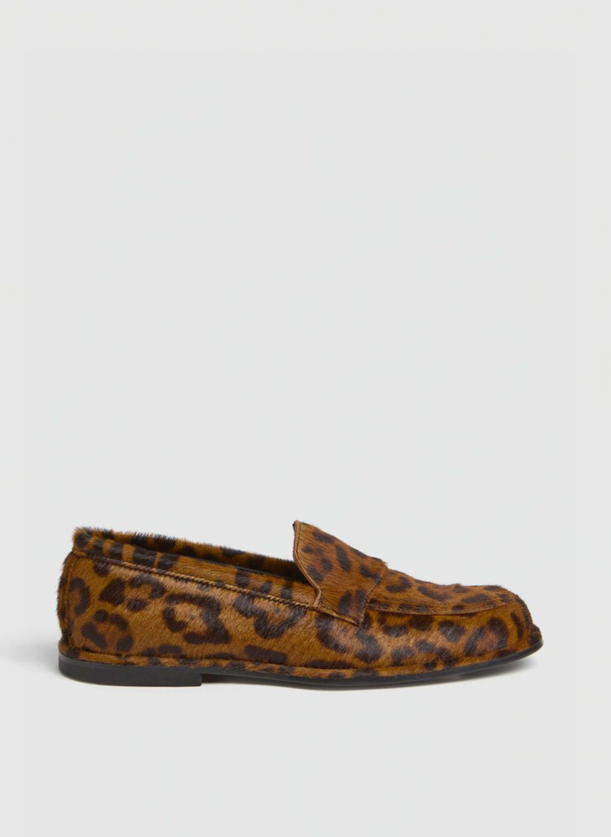 Liviana Conti animal-print loafers