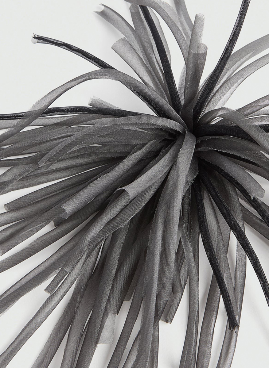 Liviana Conti silk brooch