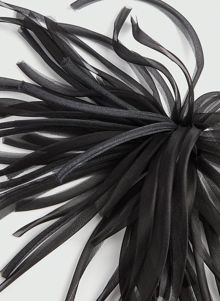 Liviana Conti silk brooch
