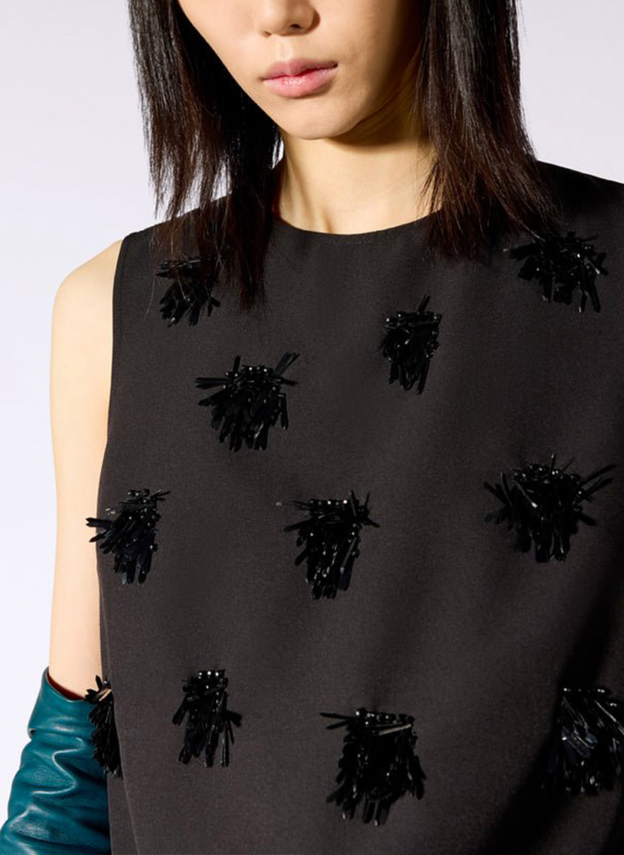Liviana Conti sequin top