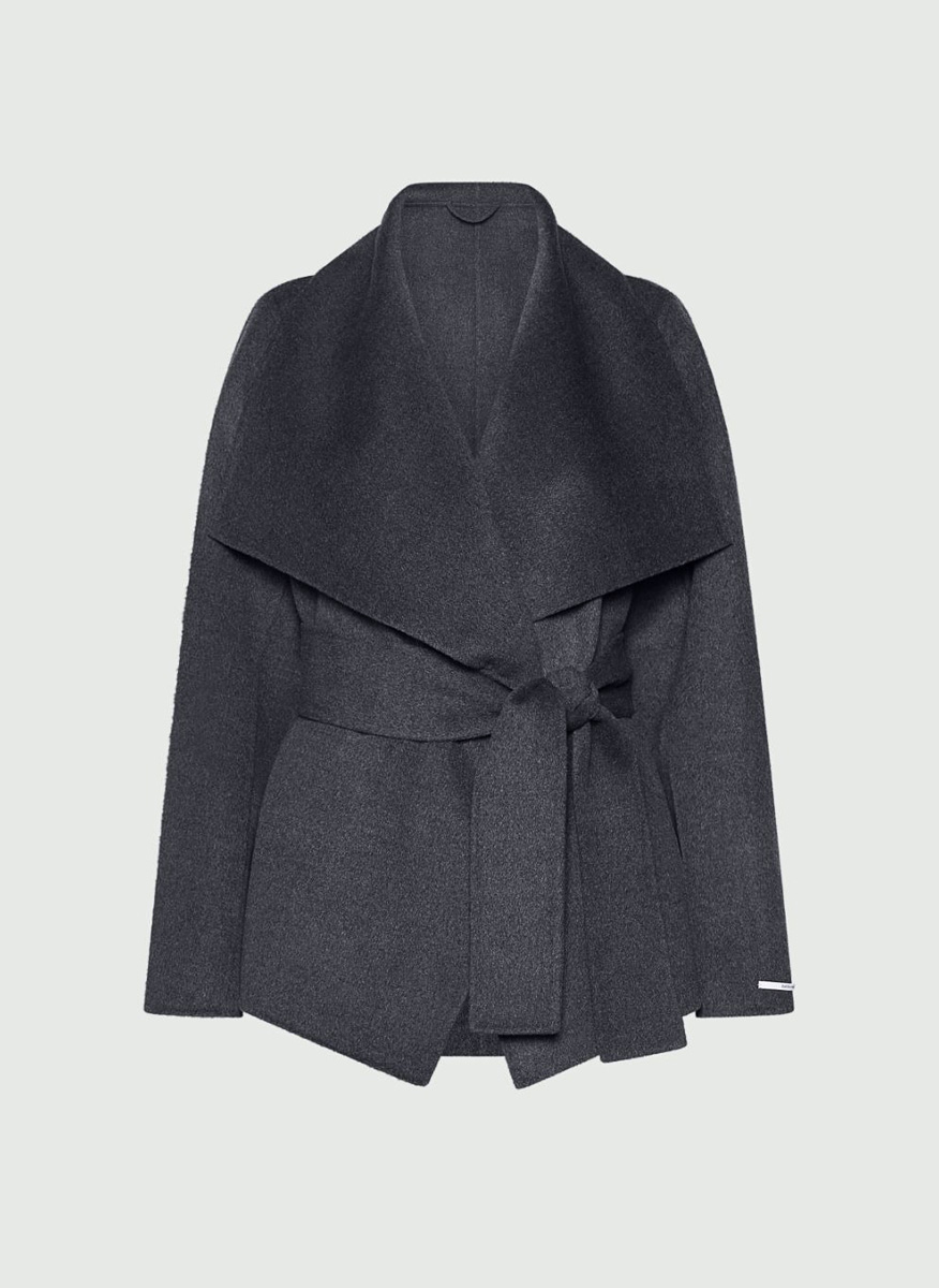 Късо палто от вълна 'Robe-style' Marella Mllpulcinorobe-style 