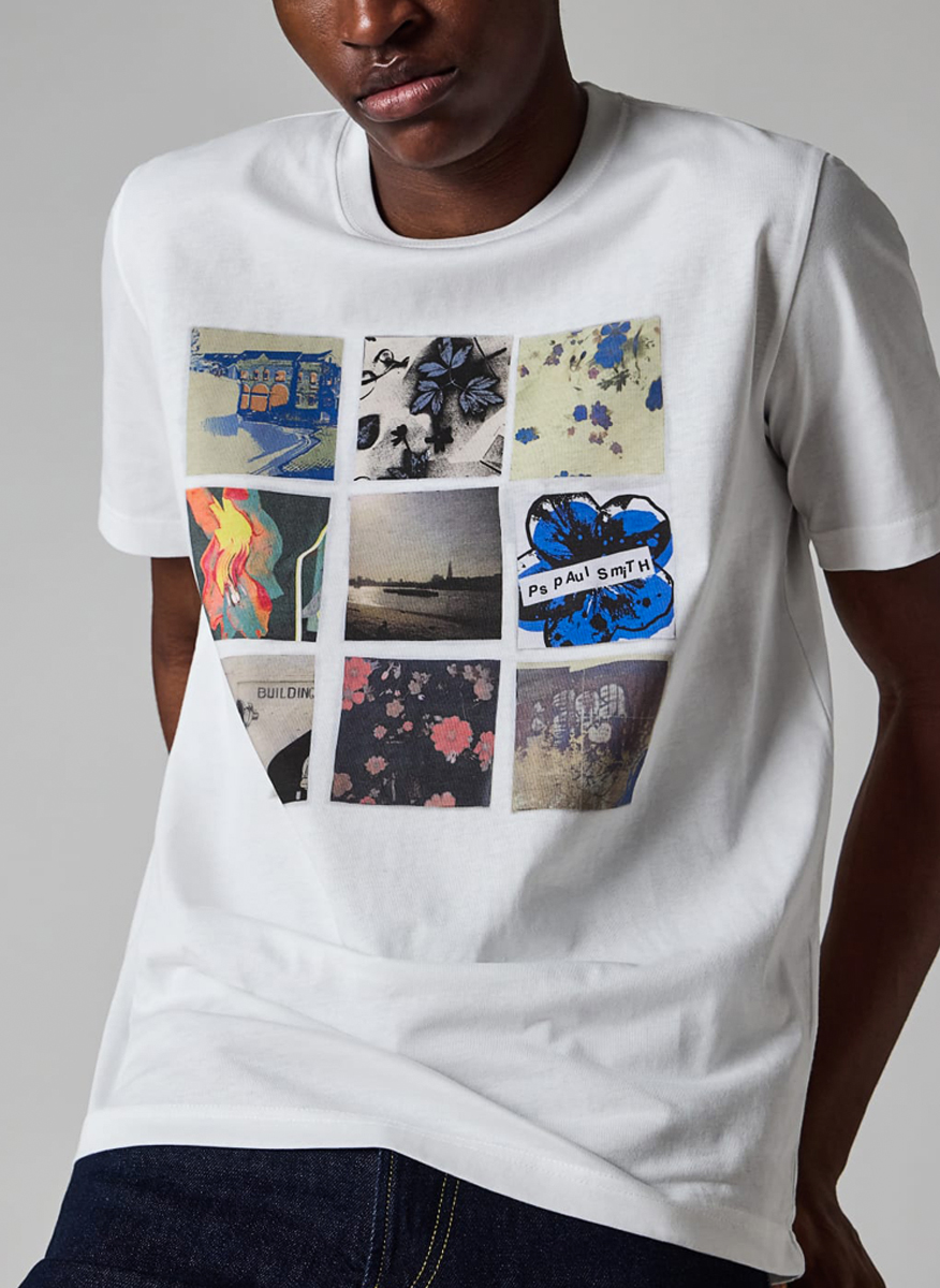 Тишърт с принт 'Squares' PS Paul Smith