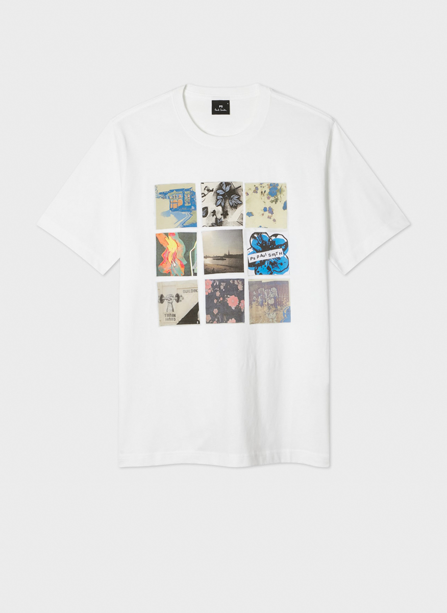Тишърт с принт 'Squares' PS Paul Smith