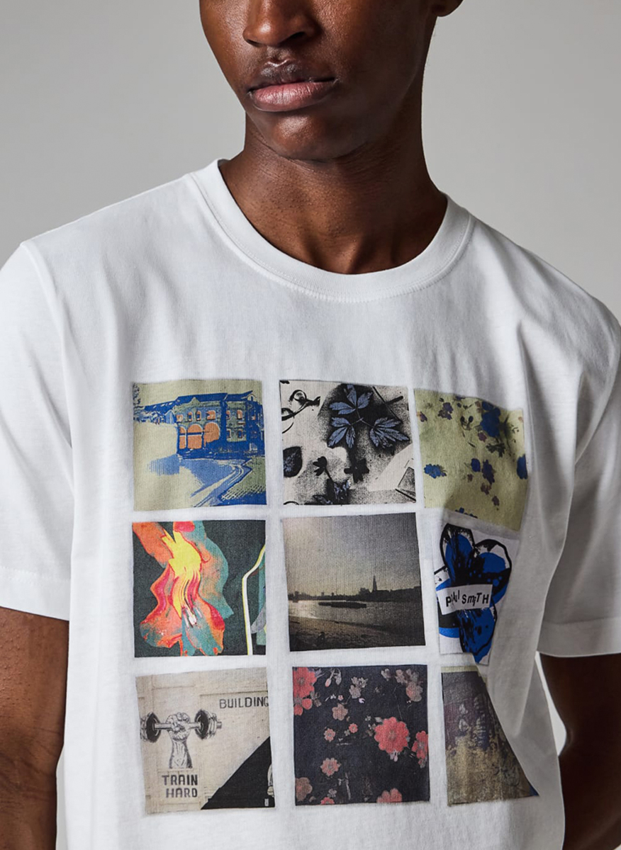 Тишърт с принт 'Squares' PS Paul Smith