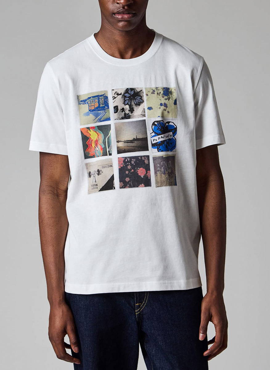 Тишърт с принт 'Squares' PS Paul Smith