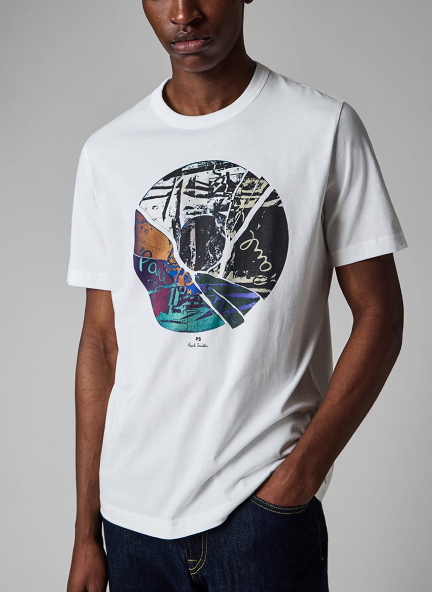 Тишърт с принт 'Broken Record' PS Paul Smith