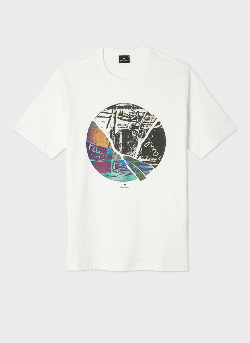 Тишърт с принт 'Broken Record' PS Paul Smith