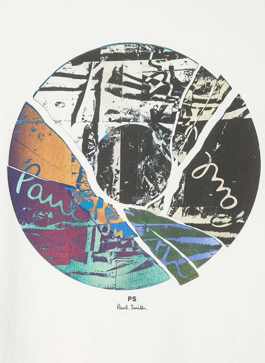 Тишърт с принт 'Broken Record' PS Paul Smith