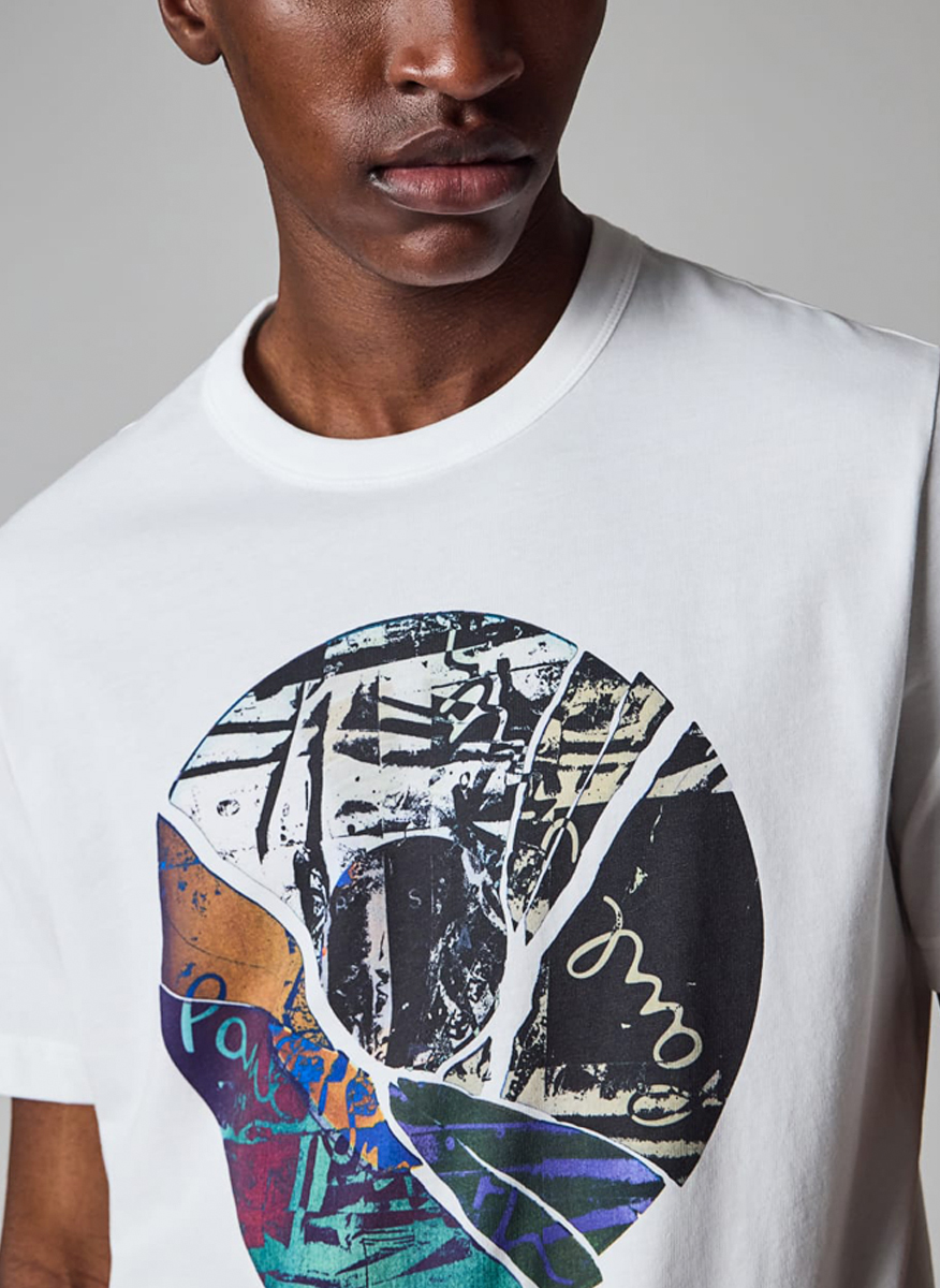 Тишърт с принт 'Broken Record' PS Paul Smith