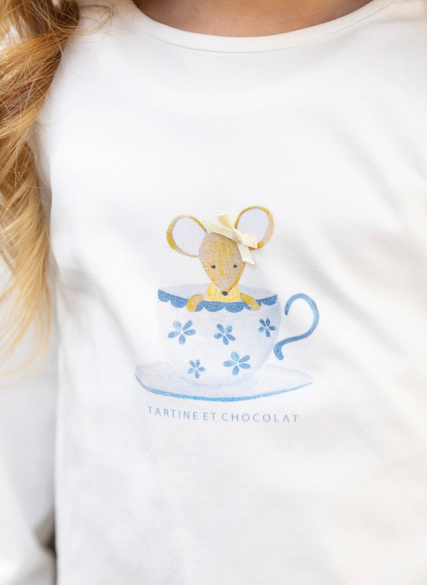 Блузa с 'Print mouse' Tartine et Chocolat