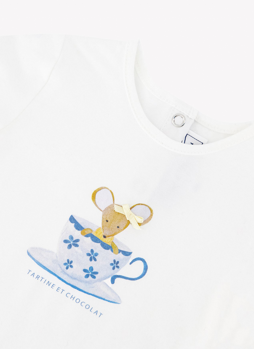 Блузa с 'Print mouse' Tartine et Chocolat