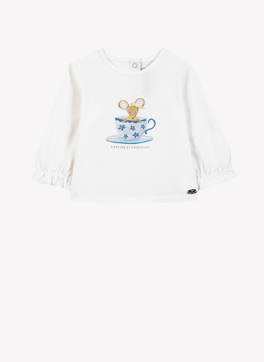Блузa с 'Print mouse' Tartine et Chocolat