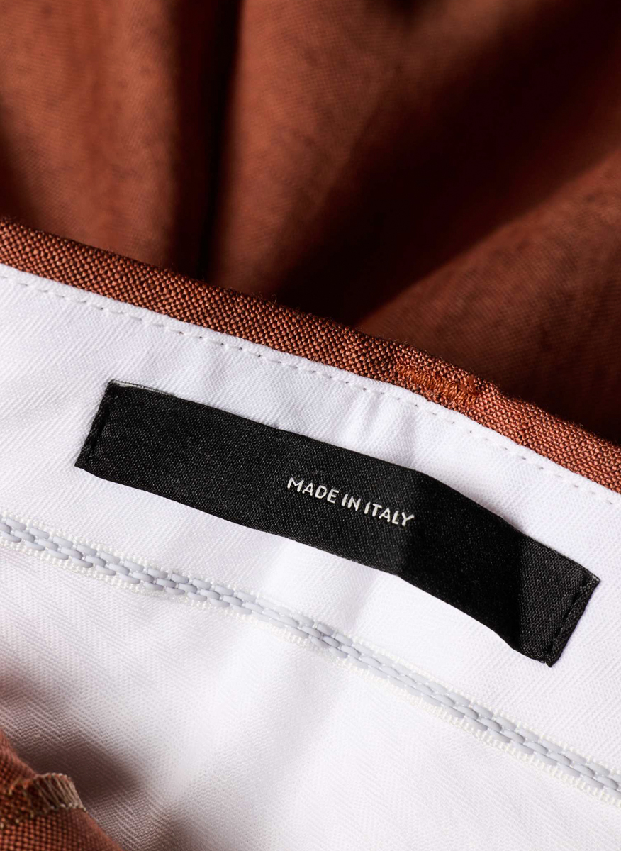 Панталон от лен и вълна Paul Smith