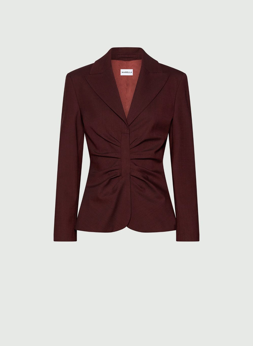 Marella Mllfumana wool blend jacket
