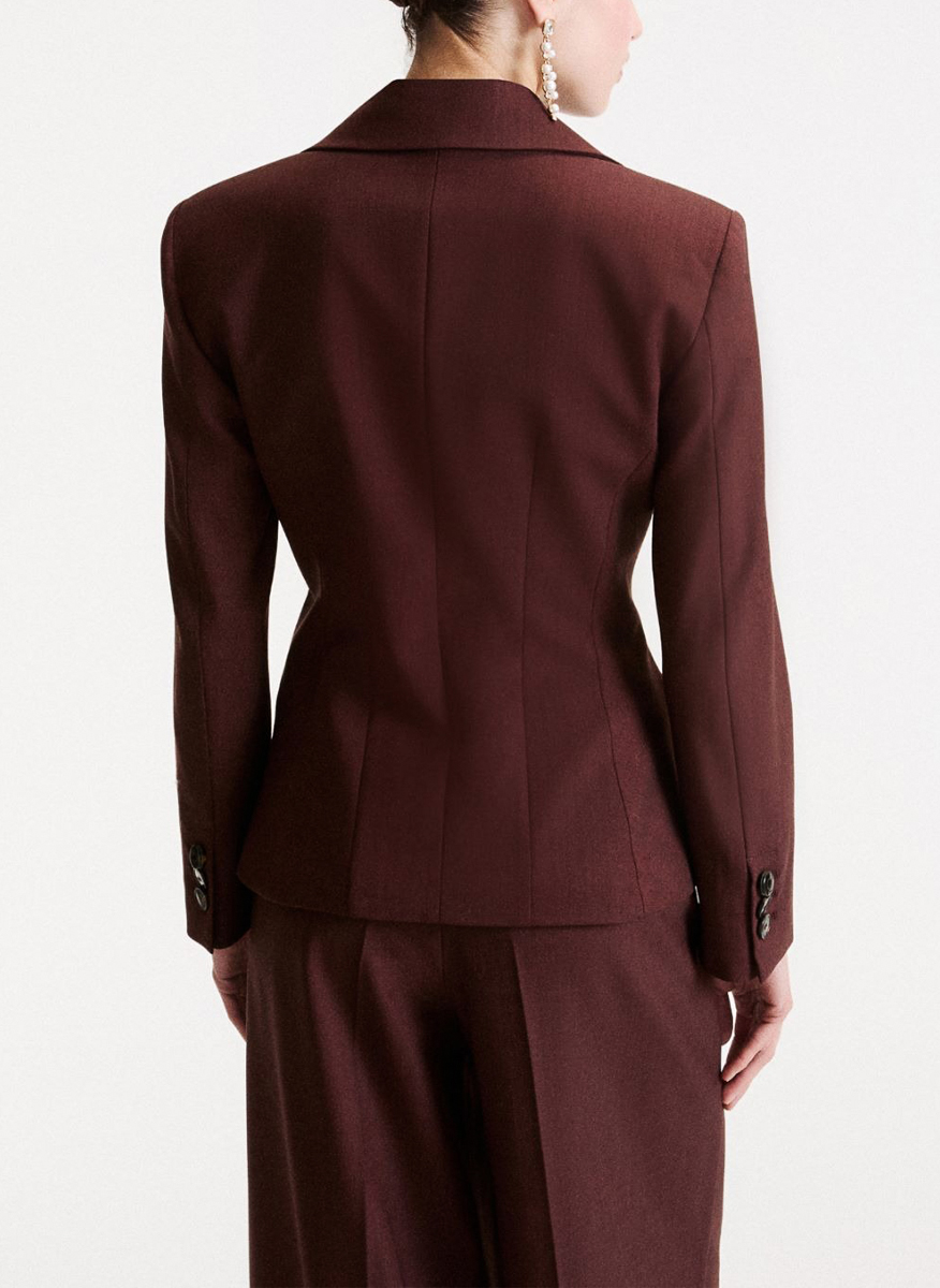 Marella Mllfumana wool blend jacket