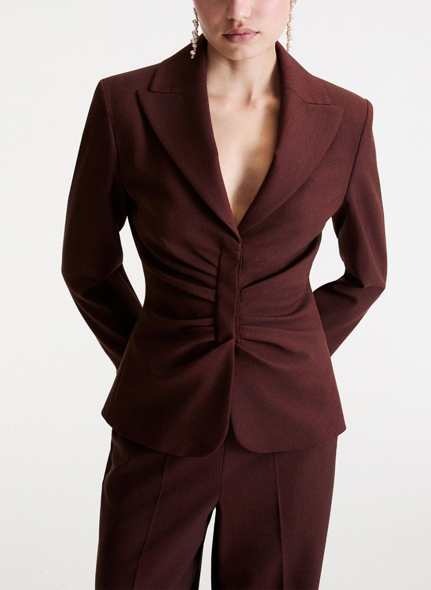 Marella Mllfumana wool blend jacket