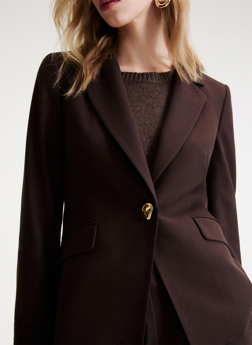 Marella Mllexploit blazer with embroidery