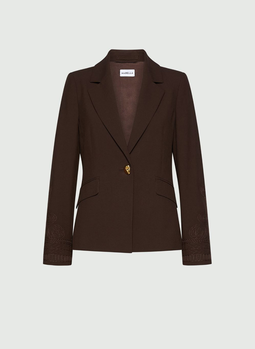 Marella Mllexploit blazer with embroidery