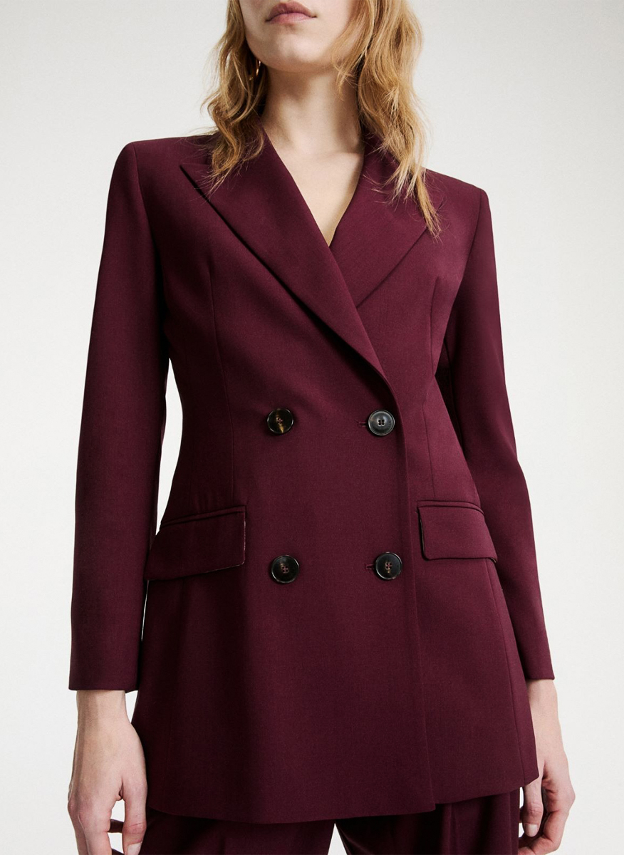 Marella Mlldente blazer in wool blend
