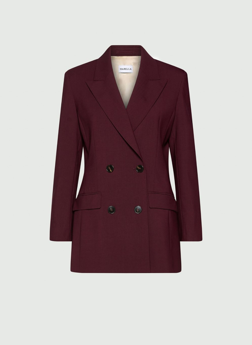 Marella Mlldente blazer in wool blend