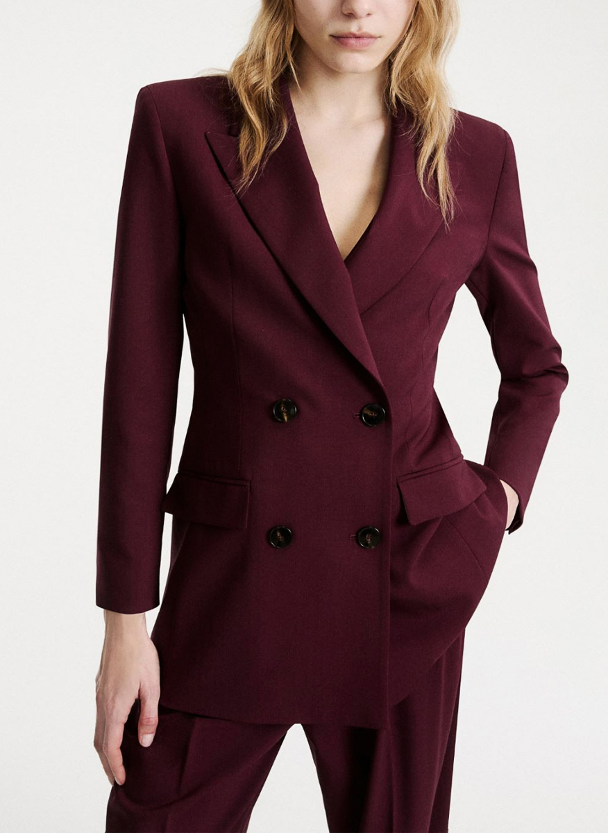 Marella Mlldente blazer in wool blend