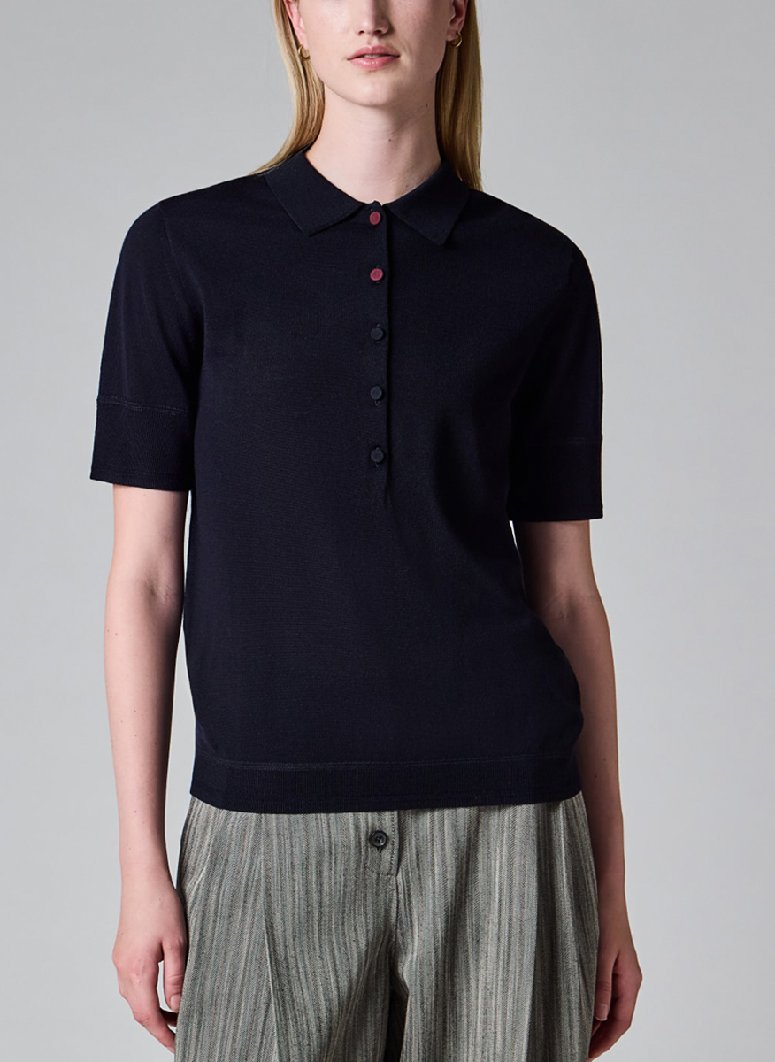 Полошърт от мерино Paul Smith