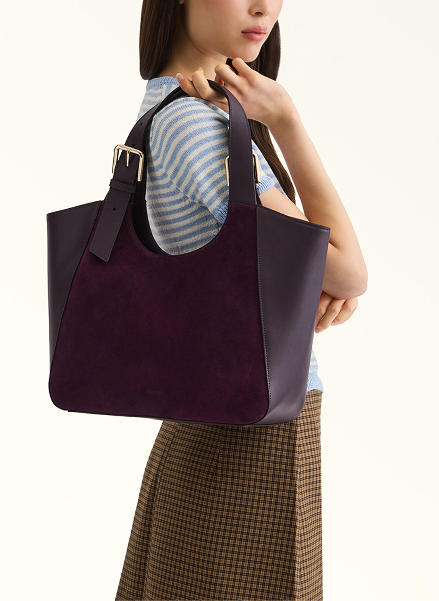 Чанта Furla Dora Toni Winter Bloom