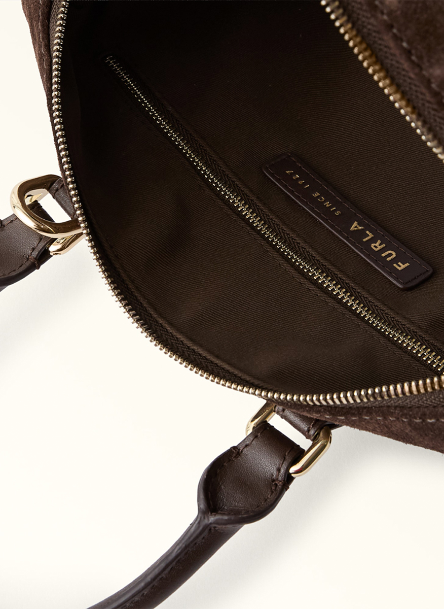 Чанта Furla Olivia Boston Toni Cioccolato M