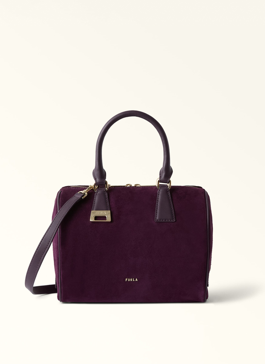 Чанта Furla Olivia Boston Toni Winter Bloom M