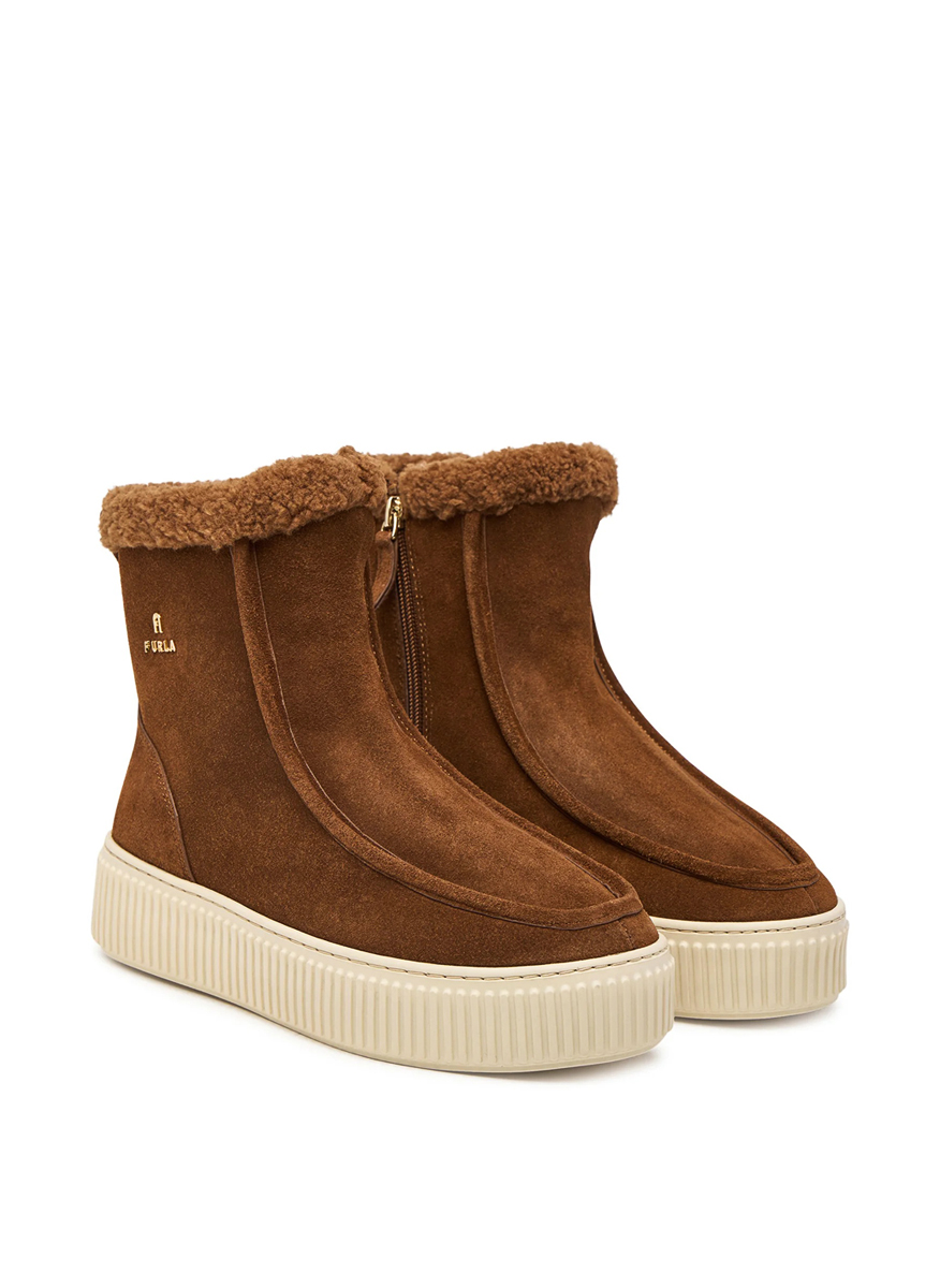Велурени боти Furla Sky Wallabee