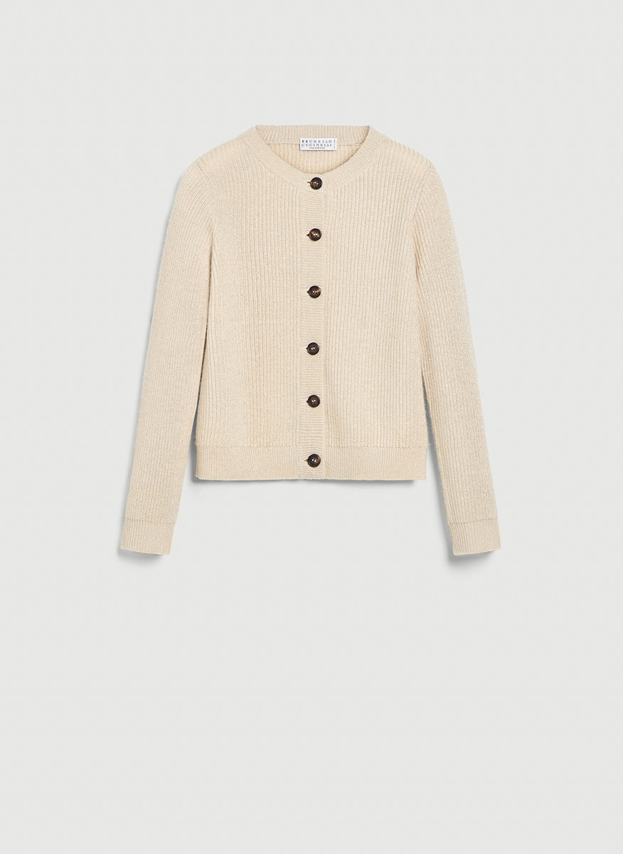 Жилетка от кашмир с 'English rib' дизайн Brunello Cucinelli Kids 8-10