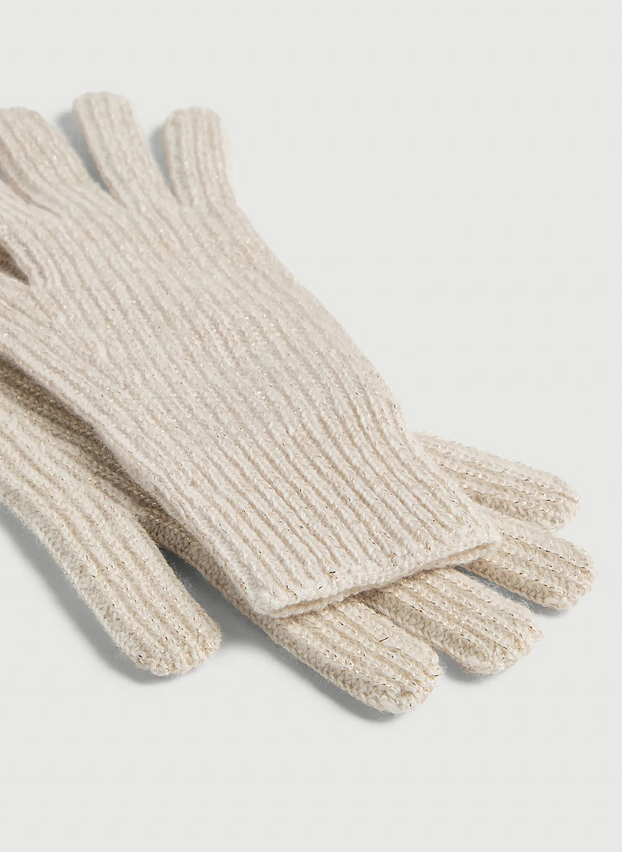 Ръкавици от кашмир 'Sparkling note' Brunello Cucinelli Kids S