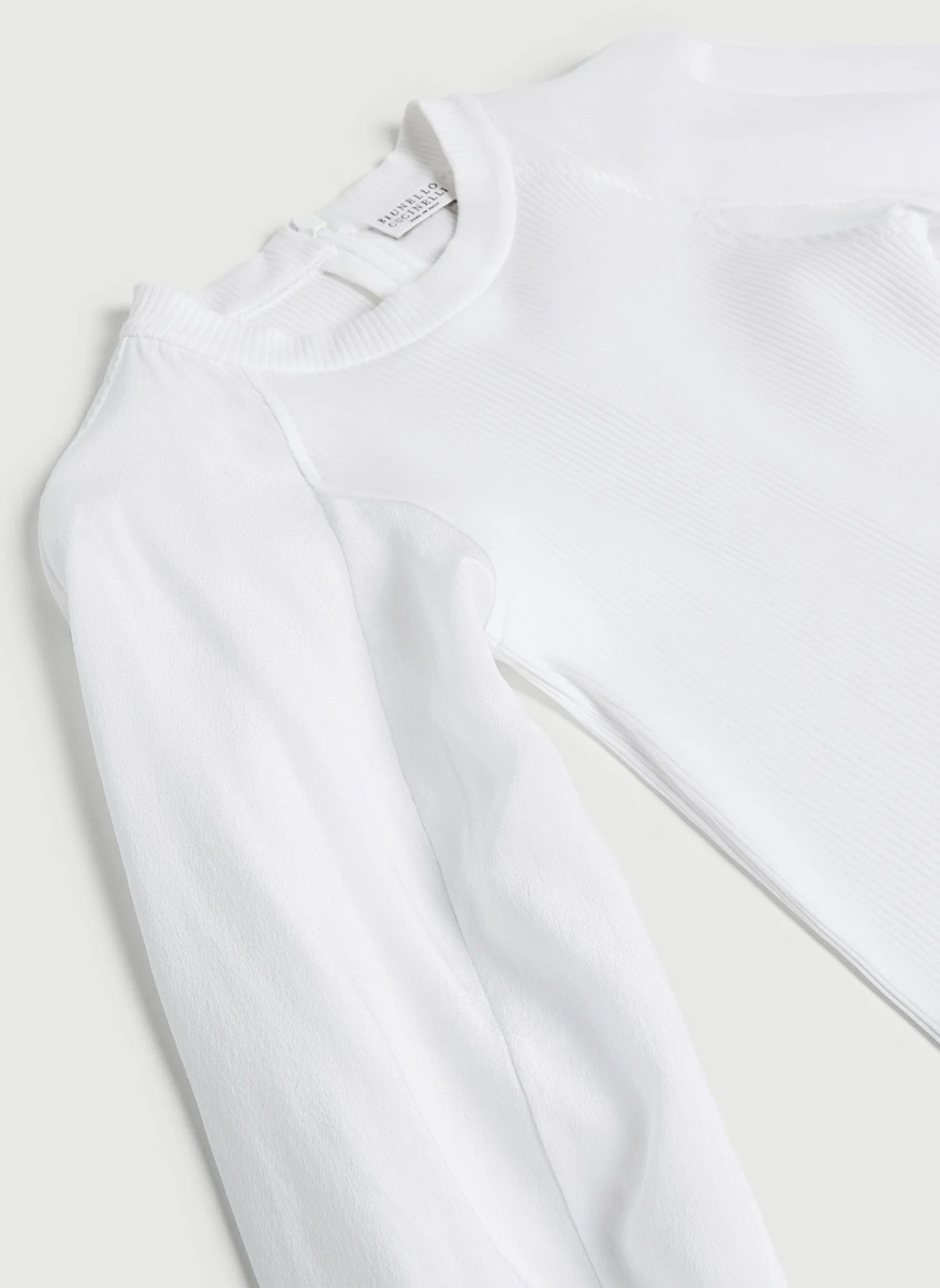 Brunello Cucinelli Kids 12 'Harmonious balance' blouse